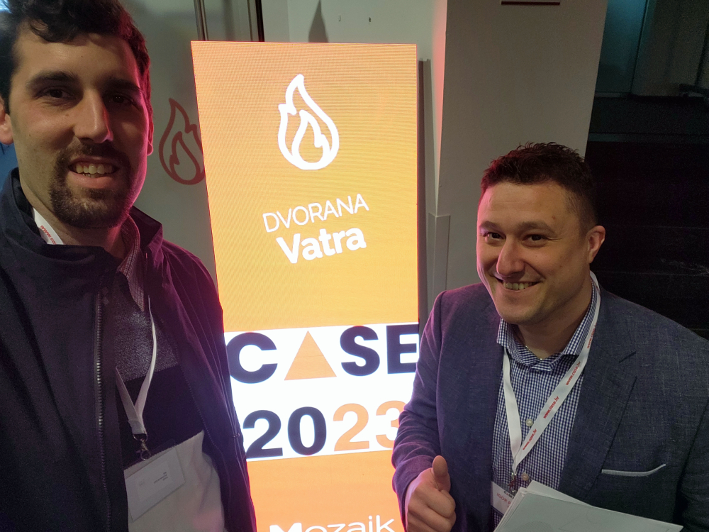 Sanjin Maržić i Igor Palmić na CASE 2023